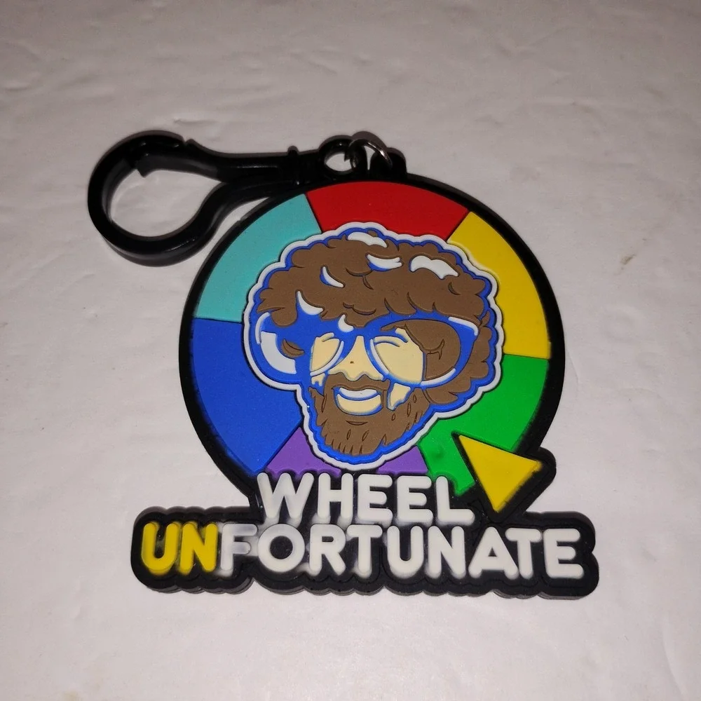 Lot‎ Of 7 Dude Perfect Backpack Keychains DP Panda Rocket Basketball Pogo Bike